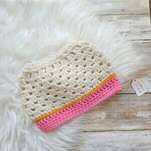 Infant 16" Messy Bun Hat from Cotton N' Kandi on Etsy